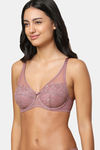 Triumph Padded Wired Full Coverage Super Support Bra - Chocolate Mousse — thumbnail 2